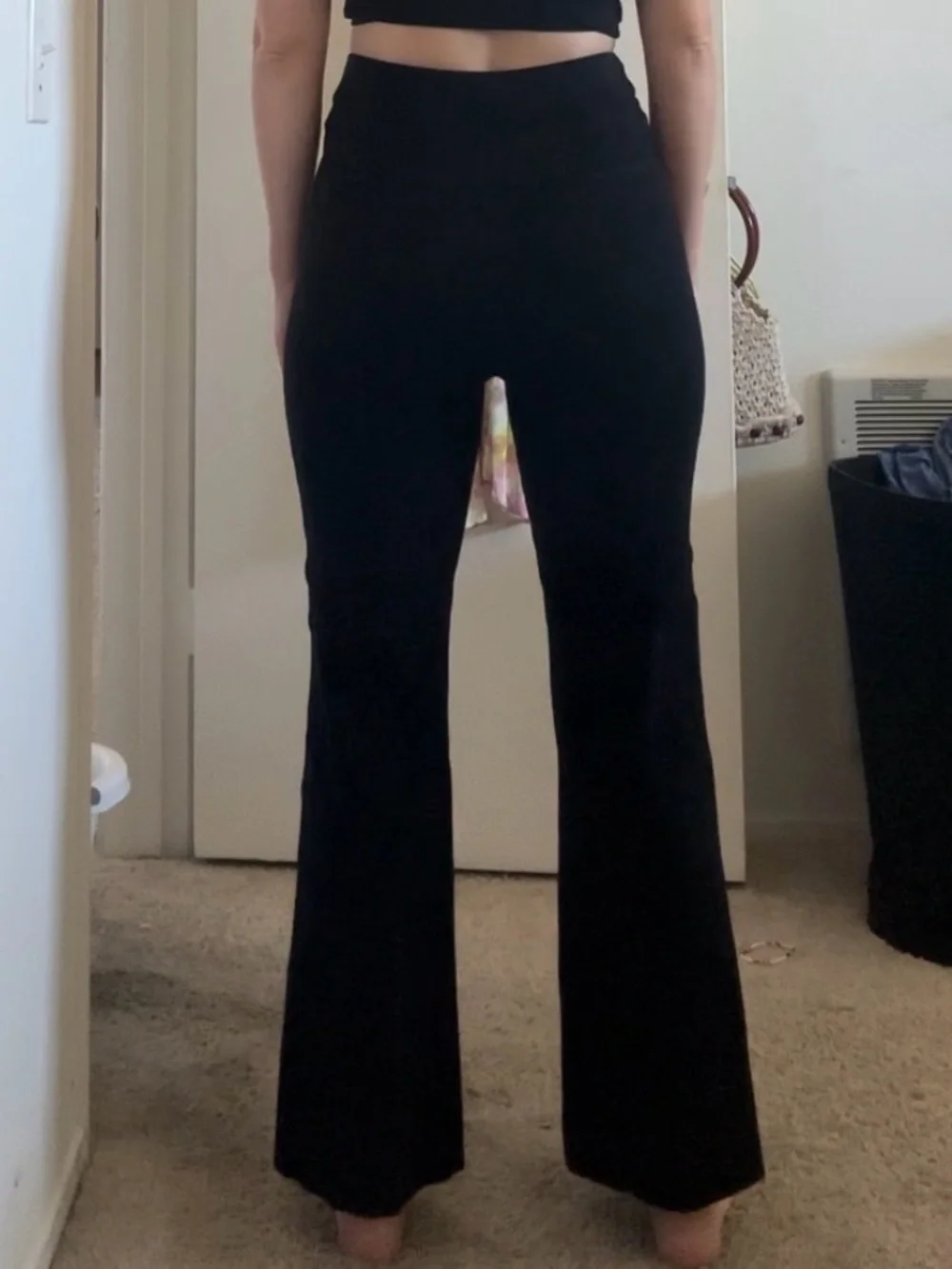 SPANX The Perfect Pant High Rise Flare Black Size Medium